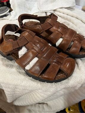 Earth Spirit Brown Men's Fisherman Sandals 10